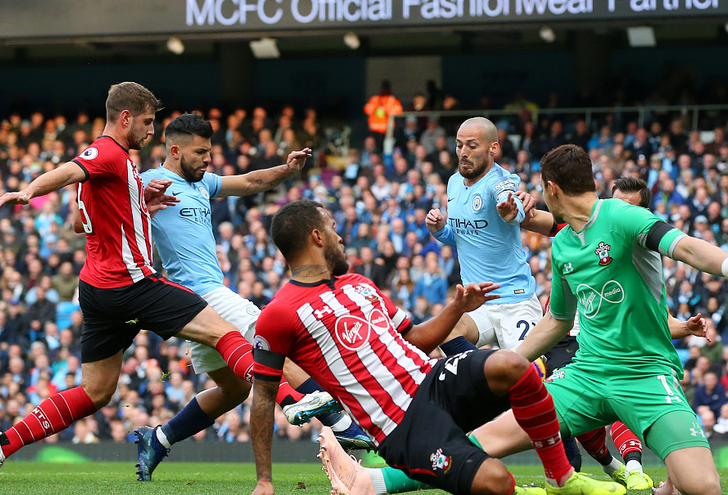  曼城控球率超七成统治全场，轻松碾压南安普顿取三分